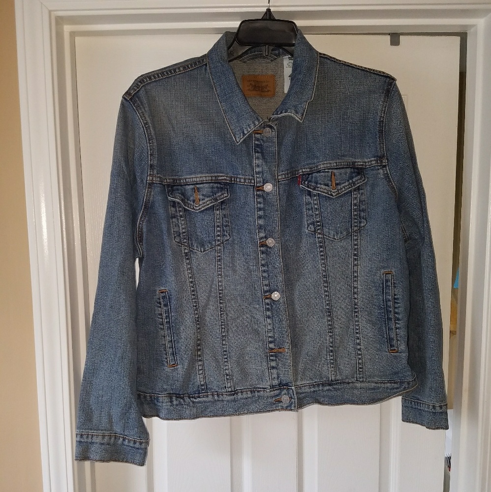 PLUS SIZE LEVI DEMIN JACKET